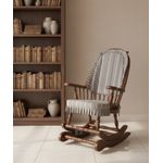 Cadeira De Balanço Alba Cinza 1,18/40 X 64 X 50 - Móveis De Gramado