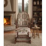 Cadeira De Balanço Mandalas 1,18/40 X 64 X 50 - Móveis De Gramado