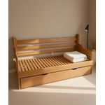 Sofa Cama Tricama Cambara - Madeira Maciça - Móveis de Gramado