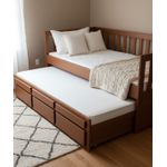 Bicama Com Gavetas Metrópolis - Madeira Maciça - Móveis de Gramado