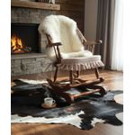 Cadeira de Balanço Elefante Bege Encosto Baixo 90/40 x 60 x 50 - Moveis De Gramado