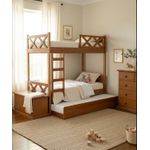 Treliche Sem Gavetas Xavante - Madeira Maciça - Móveis de Gramado