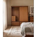 Roupeiro Portas de Correr Com Gavetas Realce - Móveis de Gramado