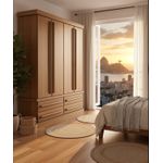 Roupeiro Cambará 2,00 x 55 x 2,30 - Madeira Maciça - Móveis de Gramado