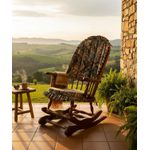 Cadeira De Balanço Maranta 1,18/40 X 64 X 50 - Madeira Maciça - Móveis De Gramado