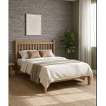 Cama de Casal Salzano - Madeira Maciça - Móveis de Gramado