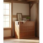 Cômoda Trançado 1,00 x 53 x 90 - Madeira Maciça - Móveis de Gramado