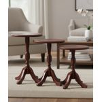 Conjunto de Mesas Laterais Gramado - Madeira Maciça - Móveis de Gramado