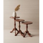 Conjunto de Mesas Laterais Gramadense - Madeira Maciça - Móveis de Gramado