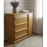 Cômoda Paraguassu 1,00 x 55 x 1,10 - (04 Gavetas) - Madeira Maciça - Móveis de Gramado