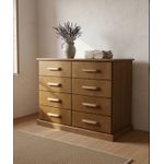 Cômoda Mirassol 1,00 x 55 x 1,10 - (08 Gavetas)- Madeira Maciça - Móveis de Gramado