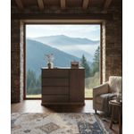 Cômoda Rosvita 1,00 x 55 x 1,20 - (04 Gavetas) - Madeira Maciça - Móveis de Gramado