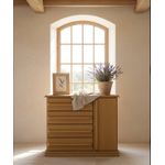 Cômoda Paraguassu 1,00 x 55 x 1,10 - (04 Gavetas) - Madeira Maciça - Móveis de Gramado