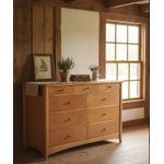 Cômoda Mariante 1,20 x 55 x 1,10 - (09 Gavetas)- Madeira Maciça - Móveis de Gramado