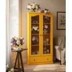 Cristaleira Com Borda 1,00 x 43 x 2,00 - Madeira Maciça - Móveis de Gramado