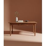 Mesa Retangular Com Gaveta - Madeira Maciça - Móveis de Gramado