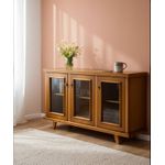 Buffet Com Pézinho 03 Portas 1,66 x 90 x 43 - Madeira Maciça - Moveis de Gramado