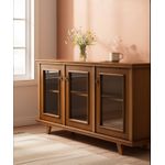 Buffet Com Pézinho 03 Portas 1,66 x 90 x 43 - Madeira Maciça - Moveis de Gramado