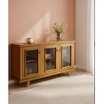 Buffet Com Pézinho 03 Portas 1,66 x 90 x 43 - Madeira Maciça - Moveis de Gramado