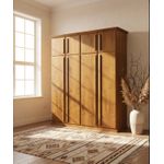 Roupeiro Vitoria 04 Portas - 2,00 x 55 x 2,30 - Madeira Maciça - Móveis de Gramado