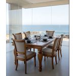 Sala de Jantar Pantanal Mesa Retangular - (06 Cadeiras) - Madeira Maciça - Móveis de Gramado