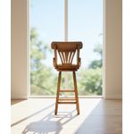 Banqueta Berlim 1,20 x 35 x 35 - Madeira Maciça - Móveis de Gramado