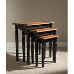 Conjunto de Mesas Laterais Milano - Madeira Maciça - Móveis de Gramado