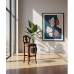 Banqueta Trevo 1,20 x 35 x 35 - Madeira Maciça - Móveis de Gramado