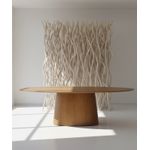 Mesa Oval Jaquirana - (Largura da Mesa 100cm) - Maciça - Móveis de Gramado