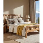 Cama Verona de Madeira Maciça - Móveis de Gramado