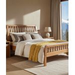 Cama Verona de Madeira Maciça - Móveis de Gramado