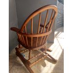 Cadeira de Balanço Encosto Baixo 90/40 x 60 x 50 - Moveis De Gramado