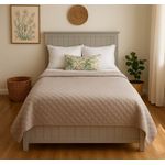 Cama de Casal Pasqualini - Madeira Maciça - Móveis de Gramado
