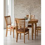 Sala de Jantar Tirol Mesa Redonda - Madeira Maciça - Móveis de Gramado