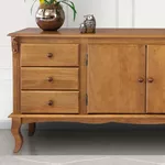 Balcão Flórida 3 Gavetas - 03 Portas - 1,80 x 45 x 85 - Móveis 3D