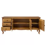 Balcão Flórida 3 Gavetas - 03 Portas - 1,80 x 45 x 85 - Móveis 3D