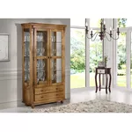 Cristaleira América Com Espelho 02 Portas - 02 Gavetas - 1,00 x 42 x 1,85 - Móveis 3D