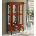 Cristaleira Londres Com Gaveta 1,00x 42 x 1,73 - 02 Portas - Móveis 3D