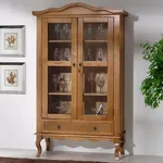 Cristaleira Turim 1,79 x 41 x 99 - Madeira Maciça - Móveis 3D 