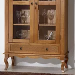 Cristaleira Turim 1,79 x 41 x 99 - Madeira Maciça - Móveis 3D 