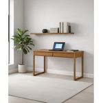 Escrivaninha Quintana 1,30 x 50 x 80 - (02 Gavetas) - Madeira Maciça - Móveis de Gramado