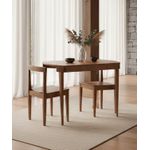 Sala de Jantar Gramado Mesa Compacta 1,00 x 70 - (02 Cadeiras) - Móveis de Gramado