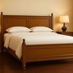 Cama de Casal Texana - Madeira Maciça - Móveis de Gramado