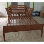 Sofá Cama Floribal - Madeira Maciça - Móveis de Gramado