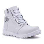 Coturno Casual Masculino CRshoes Branco