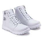 Coturno Casual Masculino CRshoes Branco