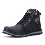 Coturno casual masculino CRshoes preto