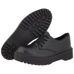 Oxford Feminino Salto Baixo Crshoes Fosco Preto 