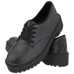 Oxford Feminino Salto Baixo Crshoes Fosco Preto 