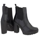 Coturno Feminino Tratorado Crshoes Pelice Preto Com Elástico 